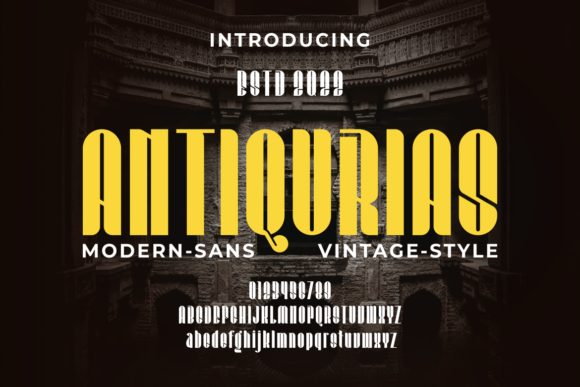 Antiqurias: A Display Font for Editorial Expression