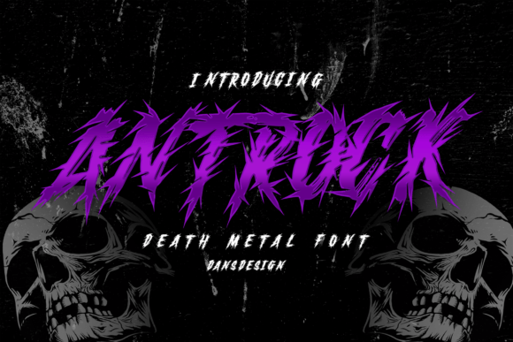 Antrock: A Display Font with Character for Editorial Design