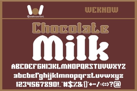Chocolate Milk: A Bold Display Font for Editorial Design