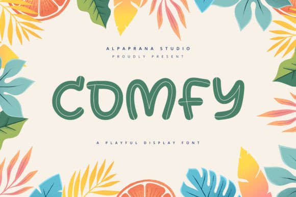 Comfy: A Playful Font for Editorial Design