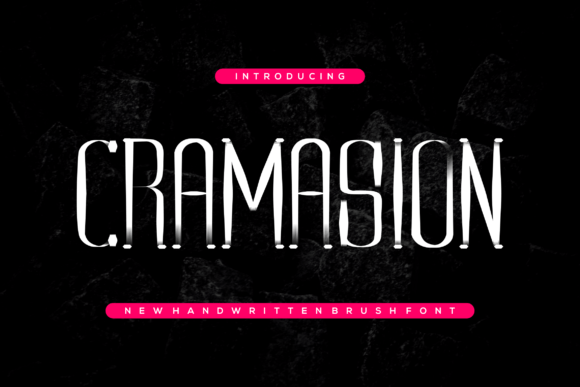 Cramasion Font: A Modern Handwritten Brush for Branding Success
