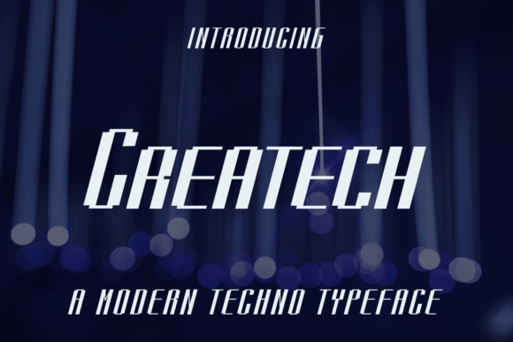Createch: A Display Font for Editorial Elegance