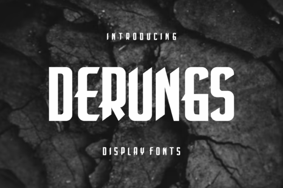 Derungs: A Fresh Display Font for Creative Branding