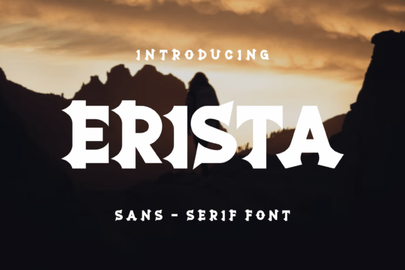 Erista: A Bold Sans Display Font for Editorial Excellence