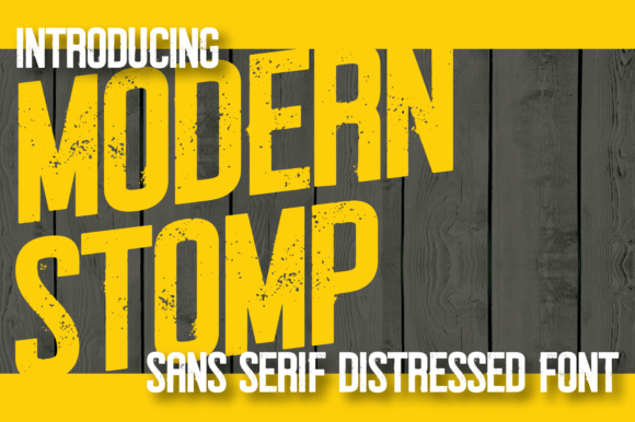 Modern Stomp: A Bold Display Font for Digital Design