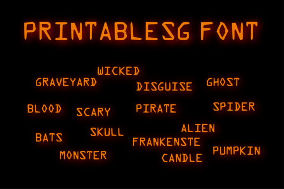Printablesg: A Bold Choice for Spooky Branding