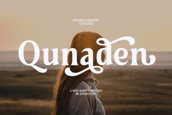 Qunaden: A Modern Display Typeface for Elegance and Impact