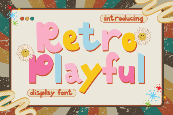 Retro Playful: A Nostalgic Typographic Escape