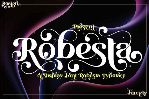 Robesta: A Display Font for Editorial Elegance
