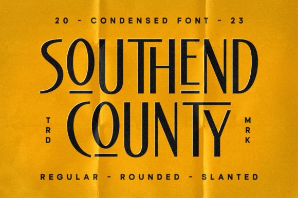 Southend County: A Font That Speaks Volume