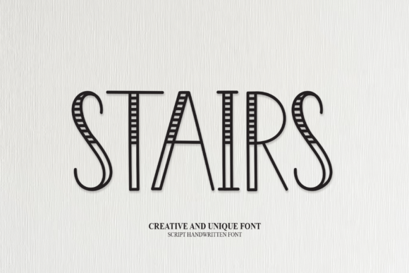 Stairs: A Font That Elevates Your Brand